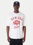 Koszulki męskie - New Era T-Shirt 60596287 Biały Regular Fit - miniaturka - grafika 1