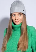 Czapki damskie - Damska czapka z odblaskowym włóknem - Wittchen - miniaturka - grafika 1