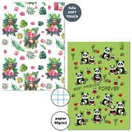 Zeszyty szkolne - Zeszyt A4 32 kartki KRATKA 90G BFF MIX - miniaturka - grafika 1