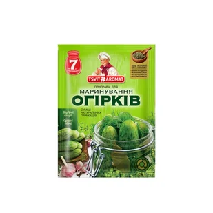Przyprawa do kiszenia ogórków "Tsvit i aromat" 30g - Zdrowa żywność - miniaturka - grafika 1