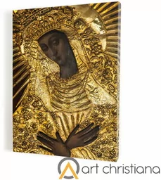 Matka Boża Ostrobramska - obraz na płótnie canvas - Ikony i obrazy sakralne Matka Boża Ostrobramska - obraz na płótnie canvas - Ikony i obrazy sakralne - miniaturka - grafika 1