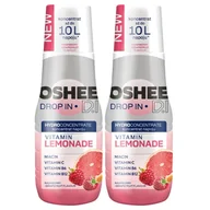 Napoje energetyczne i izotoniczne - Syrop witaminowy OSHEE Drop Vitamin Lemonade OSHEE, 2 szt. - malinowo-grejpfrutowy napój koncentrat bez cukru witaminy B6 B12 - miniaturka - grafika 1