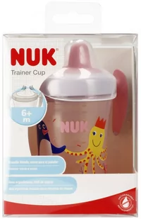NUK Kubek niekapek 230 ml Evo Trainer Cup różowy - Butelki dla niemowląt - miniaturka - grafika 1
