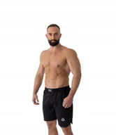 Kimona, stroje i obuwie - DBX BUSHIDO SPODENKI TRENINGOWE SHORTY MMA CZARNE - miniaturka - grafika 1