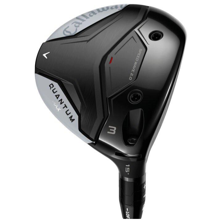 Kij golfowy Fairway Wood Callaway Quantum Max Prawa ręka, 5FW, 18°, Stiff, True Temper Denali Frost Silver 60g, tak