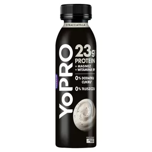 Danone YoPro Jogurt pitny stracciatella 270 g - Kefiry, jogurty, maślanki - miniaturka - grafika 1