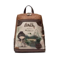 Plecaki - Plecak ANEKKE - 35605-018  Brązowy - Anekke - miniaturka - grafika 1