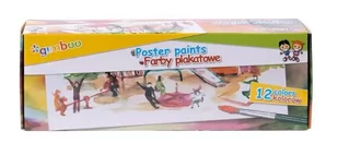 Farby plakatowe 20ml 12 kolorów - Gimboo - Przybory szkolne - miniaturka - grafika 1