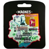 Magnesy - PAN DRAGON Magnes I love Poland Warszawa ILP-MAG-A-WAR-29 - miniaturka - grafika 1