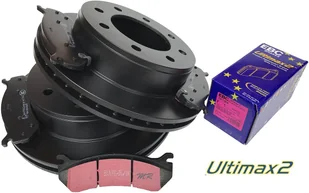 Tylne klocki Ultimax2 + tarcze hamulcowe EBC seria PREMIUM Chevrolet Avalanche 2500 2002-2003 - Tarcze hamulcowe - miniaturka - grafika 10