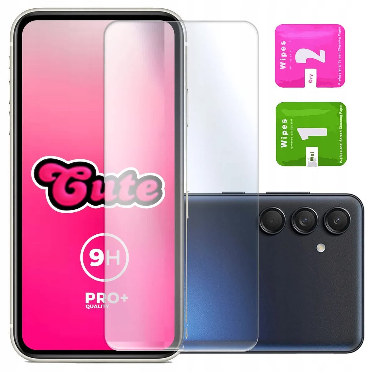 SZKŁO HARTOWANE 9H Do SAMSUNG M55 Ochrona Ekranu ULTRA WYTRZYMAŁE Bez smug