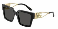Okulary przeciwsłoneczne - Okulary Przeciwsłoneczne Dolce & Gabbana DG 4446B Black - miniaturka - grafika 1