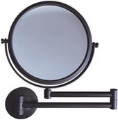 Lusterka do makijażu - Lusterko do makijażu czarne ruchome ścienne x3 - miniaturka - grafika 1