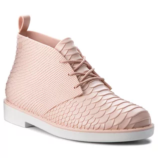 Botki damskie - Melissa Botki Desert Boot Python + B 32366 Pink/White 52137 - grafika 1