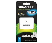Ładowarki do telefonów - Duracell Ładowarka sieciowa 3,4 A travel kit biała (DR6001W) - miniaturka - grafika 1