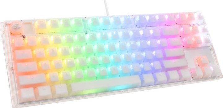 Ducky One 3 Aura White TKL Gaming Tastatur, RGB LED - Kailh Jellyfish Y US DKON2187ST-FUSPDAWWWWK1