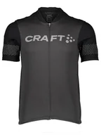 Koszulki sportowe męskie - Craft Koszulka kolarska "Core Endur Lumen" w kolorze szaro-czarnym - miniaturka - grafika 1