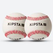 Baseball, krykiet, palant - 2 piłki do baseballa Kipsta BA 180 - miniaturka - grafika 1