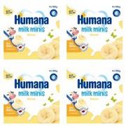Desery dla dzieci - Humana Milk Minis Deserek jogurtowy po 6. miesiącu banan Zestaw 4 x 400 g - miniaturka - grafika 1