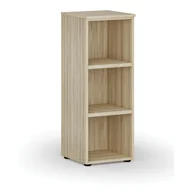 Regały biurowe - Regał biurowy PRIMO WOOD, 1087 x 400 x 420 mm, dąb naturalny - miniaturka - grafika 1