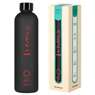 Shakery i bidony sportowe - Butelka do wody HMS NCD61 1000 ml Czarny - miniaturka - grafika 1