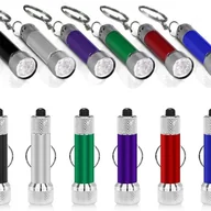 Latarki - 12 szt. Mini latarka przenośna, trwała latarka dziecięca, wielofunkcyjna mała latarka z brelokiem, oświetlenie LED - miniaturka - grafika 1