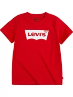 Kaftaniki dla niemowląt - Levi's Kids Koszulka "Batwing" w kolorze czerwonym - miniaturka - grafika 1