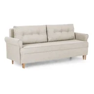 Sofy i kanapy - Kanapa sofa 3 os z funkcją spania ELITE beżowa - miniaturka - grafika 1