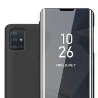 Etui i futerały do telefonów - Etui Cadorabo do Samsung Galaxy A51 5G w kolorze TURMALINE BLACK Clear View lustrzane etui ochronne z funkcją podstawki 360 stopni etui z klapką na telefon komórkowy etui z klapką na książkę - miniaturka - grafika 1