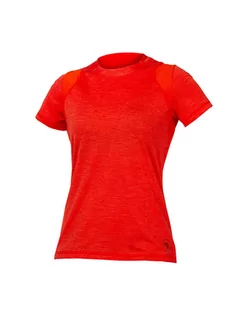 Koszulki sportowe damskie - ENDURA Koszulka kolarska "Strack" w kolorze czerwonym - grafika 1