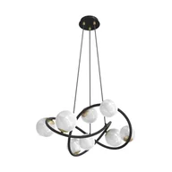 Lampy sufitowe - Ozdobna lampa wisząca w stylu molekuł MD4922-8-EBGN z serii NISYRO  - miniaturka - grafika 1