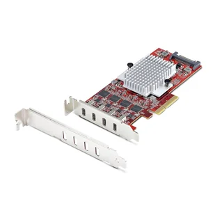 StarTech P10Q4C-USB-CARD-LP adapter Wewnętrzny USB 3.2 Gen 2 (3.1 Gen 2) P10Q4C-USB-CARD-LP - Adaptery i przejściówki - miniaturka - grafika 1