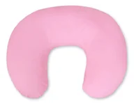 Poduszki do karmienia - Poduszka rogal do karmienia fasolka rozbieralna- różowa - miniaturka - grafika 1