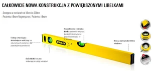 Stanley Poziomica magnetyczna 40cm CLASSIC MAGNET STHT-43110 - Inne urządzenia pomiarowe - miniaturka - grafika 2