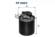 Filtry paliwa - Filtron PP 840/2 FILTR PALIWA MERCEDES VITO 14-, V -14 PP840/2 - miniaturka - grafika 1