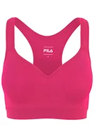 Koszulki i topy damskie - FILA Reut top medium support-Pink Yarrow-XL - miniaturka - grafika 1