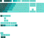 Gadżety dla graczy - Glorious Glorious GPBT Gradient Keycaps, ANSI Layout US, PBT, Dye-Sub - RainforestGlorious GPBT Gradient Keycaps - Rainforest - US - Retail - miniaturka - grafika 1