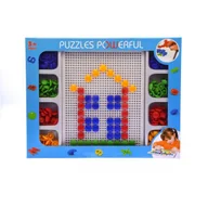 Zabawki kreatywne - Gra w mozaikę - kolorowe pinezki - miniaturka - grafika 1