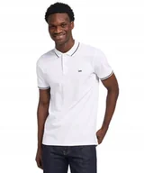 Koszulki męskie - Koszulka Lee PIQUE POLO 112113712 L61ARLLJ Bright White XL - miniaturka - grafika 1