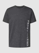 Koszulki męskie - T-shirt z nadrukiem z logo model ‘LOOPBACK’ - miniaturka - grafika 1