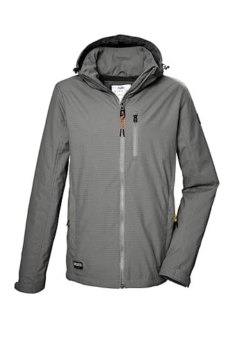 G.I.G.A. DX Męska kurtka softshellowa/kurtka outdoorowa z odpinanym kapturem GS 82 MN SFTSHLL JCKT, stalowoszara, XL, 43117-000