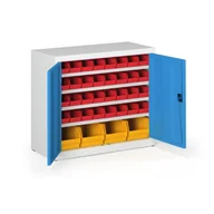 Szafy i regały magazynowe - B2B Partner Szafka z pojemnikami - 800x920x400 mm, 32x A, 4x C 555067 - miniaturka - grafika 1