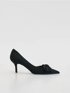 Czółenka - Reserved - Czółenka z kokardkami - czarny - miniaturka - grafika 1