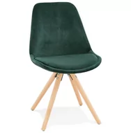 Krzesła - Kokoon Design Krzesło Design Jones zielone nogi naturalne CH03350GENA - miniaturka - grafika 1