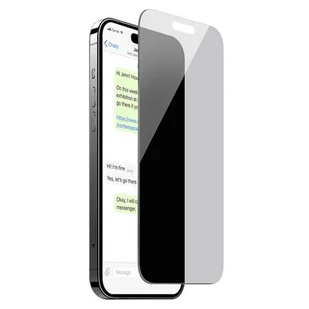 Puro Privacy Tempered Glass - Szkło ochronne hartowane z filtrem prywatyzującym iPhone 15 Pro Max - Pozostałe akcesoria do telefonów - miniaturka - grafika 1