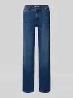 Spodnie damskie - Jeansy o kroju straight fit z mieszanki bawełny model ‘BLUSH’ - miniaturka - grafika 1