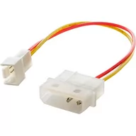 Kable komputerowe i do monitorów - Molex Kabel zasilający Akyga Kabel zasilający Akyga AK-CA-36 3pin 5v F-M PVC 0,15m AK-CA-36 - miniaturka - grafika 1