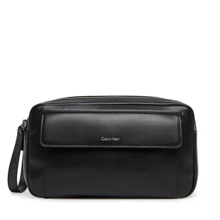 Kosmetyczka Calvin Klein Ck Sleek 2G Washbag K50K513039 Czarny - Kosmetyczki, organizery i kuferki - miniaturka - grafika 1