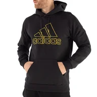Bluzy sportowe męskie - Bluza adidas M FI WTR Hoodie HK2159 - czarna - Adidas - miniaturka - grafika 1