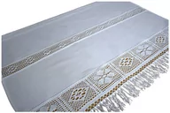 Firany - Białe Firanki Zazdrostki 70/150 Biała Firanka - miniaturka - grafika 1